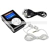 SWEES Mini Clip MP3 Player with FM Radio and LCD Screen, Support 2GB 4GB 8GB MicroSD TF Card(Memory Card not included) Black