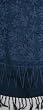 Rayon Batik Scarf -Floral in Blue Tones, 10" X 66"