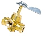 Three Way Fuel Line Valve - 3 3/8X3/8x3/8