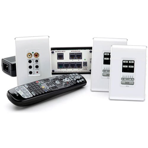 OnQ Legrand AU5412-WH LyriQ 1 Source 2 Zone Kit in Studio Design, White
