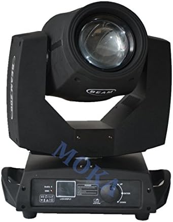 2Pcs/Lot 5R 200W DMX 512 Sharpy Spot Rotating Moving Head Beam Lights 16 Channels Stage Lighting Effect for Professional DJ Night Club Party Disco Light Equipment