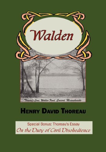 Walden with Thoreau's Essay "On the Duty of Civil Disobedience" book cover