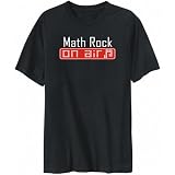 T-Shirt Mens Black  Math Rock ON AIR  Music