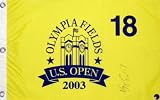 Vijay Singh Autographed 2003 Olympia Fields US Open Pin Flag