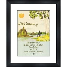 ALBERT HAMMOND JR Yours To Keep - Framed Original Advert