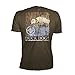 Official Winchester Mens Golden Retreiver Hunting Dog Short Sleeve Tshirt