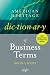 The American Heritage Dictionary of Business Terms