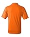 Jerzees Adult 5.6 oz. SpotShield™ Pocket Jersey Polo 2XL SAFETY ORANGE