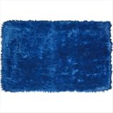 Fun Rugs FLK-001 3958 Flokati Accent Rug, Dark Blue 39-Inch by 58-Inch