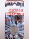Electronics : Maxell Cr2025 Lithium Coin Battery