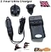 Ex-Pro Digital Camera Travel Charger 2 Hour Fast Charge for Casio Exilim NP-20 NP20 Battery suitable for :- EX-M1, EX-M2, EX-M20, EX-S1, EX-S2, EX-S20, EX-S2, EX-S3, EX-S600, EX-S600, EX-S770, EX-Z3, EX-Z4, EX-Z60, EX-Z70, EX-S500, EX-S500, EX-Z75