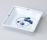 錦かぶ正角皿（小）　5個組 【美濃焼　和皿】