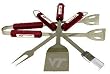 Virginia Tech Hokies 4 piece Barbecue (BBQ) set - NCAA
