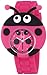 Frenzy Kids' FR2003 Ladybug Critter Face With Magenta Rubber Band Watch