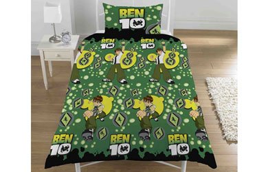 Zap Ben 10 Duvet, Rotary, Single