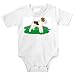 Onesie with fox, terrier, dog, wire, canine