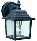 Thomas Lighting Sl9422-7 Hawthorne One-Light Outdoor Wall Lantern, Matte Black