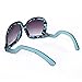 Xinhuaya Women Oversized Sunglasses Square Frame Bent Leg Shades Eyeglasses Goggles