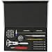 Watch Repair Tool Kit- Battery Changing Case Back Opening Band Link Pin Sizing Tools Compact Leather Box for Easy Storage