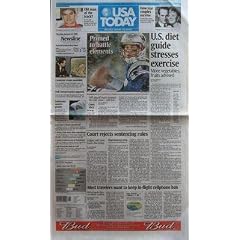 USA TODAY N? 4162 du 13-01-2005 OLD MAN OF THE TRACK - HOW STAR COUPLES SURVIVE - NEWSLINE - DOW AND NASDAQ INCHING HIGHER - GOVERNOR VIEWS MUDSLIDE - POLL TORTURE TACTICS OPPOSED - INDONESIA ASSERTS POWER - BUSH SEEKS TO EXPAND EDUCATION LAW - MONEY - TRADE DEFICIT DEFIES EXPECTATIONS - SPORTS - COACHES TO VOTE ON FOOTBALL POLL - LIFE - FRENCH DIET BOOK ON A ROLL BY JOHN O BUCKLEY - USA TODAY SNAPSHOTS - TOYOTA CAMRY TOPS THE LIST - PRIMED TO BATTLE ELEMENTS - NFL PLAYOFF TEAMS PREPARE FOR C...