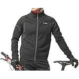 4ucycling Windproof Full Zip Wind Jacket with 3-layers Composite Stretchy Fabric