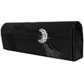 Satin Handtasche/Clutch-Bag in Schwarz