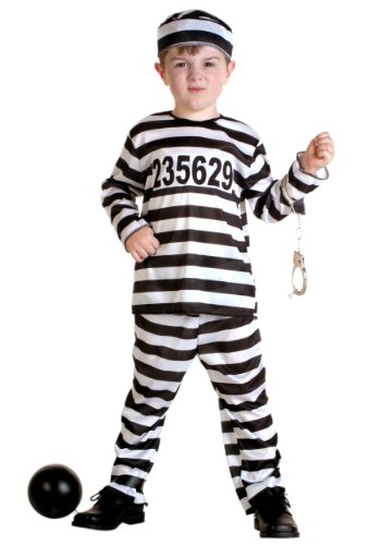Fun Costumes baby-boys Little Boys' Prisoner Costume