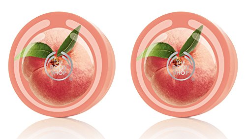The Body Shop Body Butter,Vineyard Peach, 6.7 Ounces (Pack of 2)
