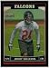 Jimmy Williams Atlanta Falcons 2006 Topps Chrome Black Refractors Rookie Football Card
