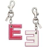 AUTHENTIC COACH LETTER INITIAL E KEYFOB KEY CHAIN CHARM 92139