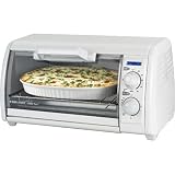 NEW B&D TRO420 WHITE TOASTER OVEN 4SLICE 1200W TIMER - TRO420