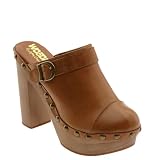 JEFFREY CAMPBELL CHARLI TAN LEATHER