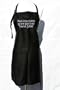 Black Embroidered Apron "Manicurist Give Better Hand Jobs"