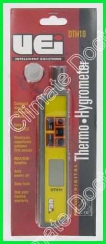 UEI DTH10 Digital Thermometer Hygrometer HVAC NEW