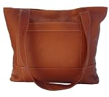Piel Top-Zip Tote