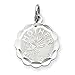 Sterling Silver Mother Love Engraveable Disc Charm