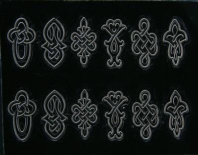 Nail-Art Sticker Tribal Silber Preisvergleich