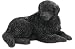 NEWFOUNDLAND Dog Black Lays down FIGURINE Resin 559