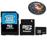 DataMINE 4GB MicroSD Class 4 Memory Card Featuring DataSafe Technology *BONUS MINI AND STANDARD SD ADAPTERS INCLUDED*   for HTC Droid Eris / HTC Hero / HTC Tilt 2 / HTC Pure / HTC Touch and More HTC Phones
