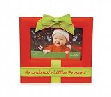 Grandma's Little Present Christmas Photo Frame by Mud Pie