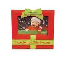 Grandma's Little Present Christmas Photo Frame by Mud Pie