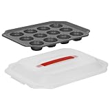 Pyrex Advantage 12 Cup Muffin Pan with Cover