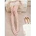 HuaYang Sexy sheer Lace Big dot Pantyhose Socks Stockings Tights Dot Leggings Slim BW(White)