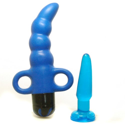 Pipedream Products Silicone P.E. Vibe Men's Prostate Health Large Prostate Massager Anal Sex Toy Kit