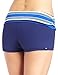 JAG Women's Seaview Stripe Boy Shorts Swimsuit Bottom