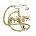 Viscount bath shower mixer (large) Gold