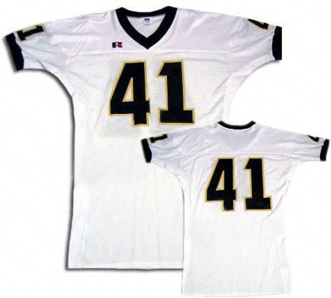 Buy Colorado State Rams White #41 Game Worn Football Jersey (XL) by Mounted Memories