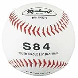 8 1/2 Synthetic Cover Junior Size Youth League Baseballs from Markwort - (One Dozen)