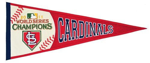 St. Louis Cardinals 2011 World Series Champions Pennant