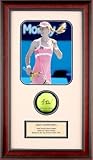 Elena Dementieva autographed Tennis Ball Shadowbox